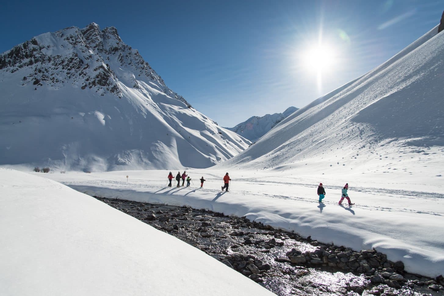 Randonnée raquette à Valloire