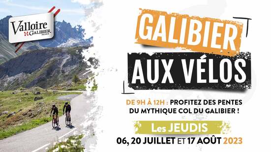 Le Galibier alleen voor fietsers