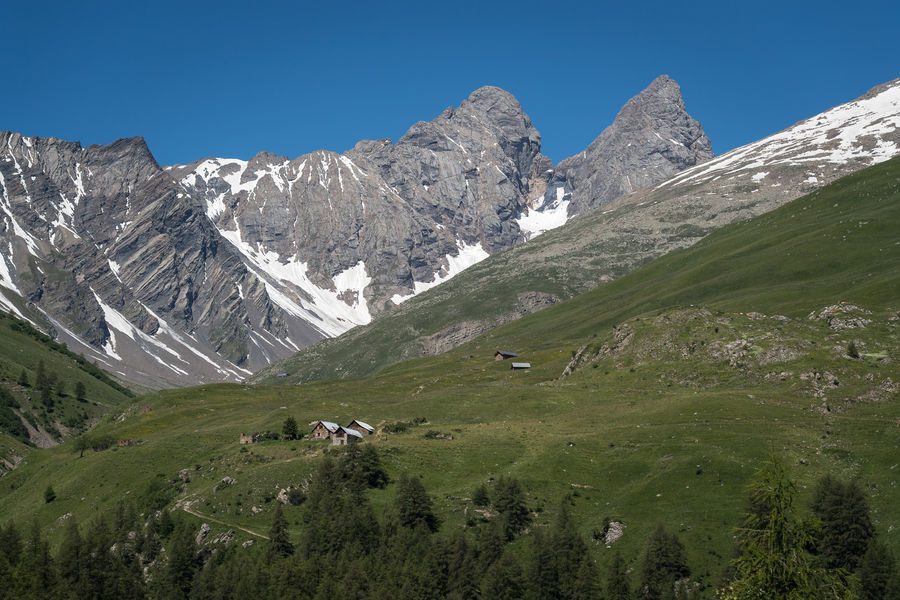 La combe des Aiguilles d'Arves - Wandelroute