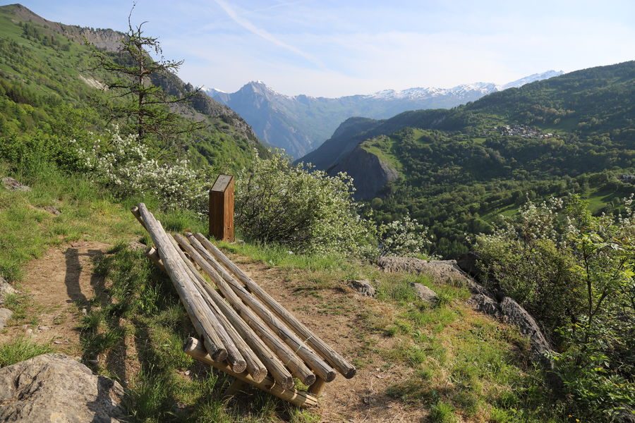 Het Valloire eco-zijden pad