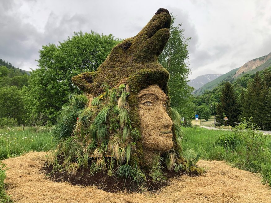 Plant sculptuur in Valloire