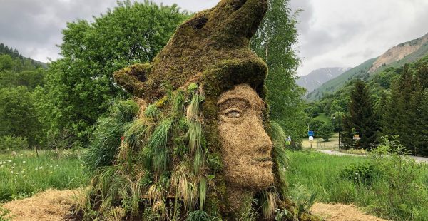 Plant sculptuur in Valloire