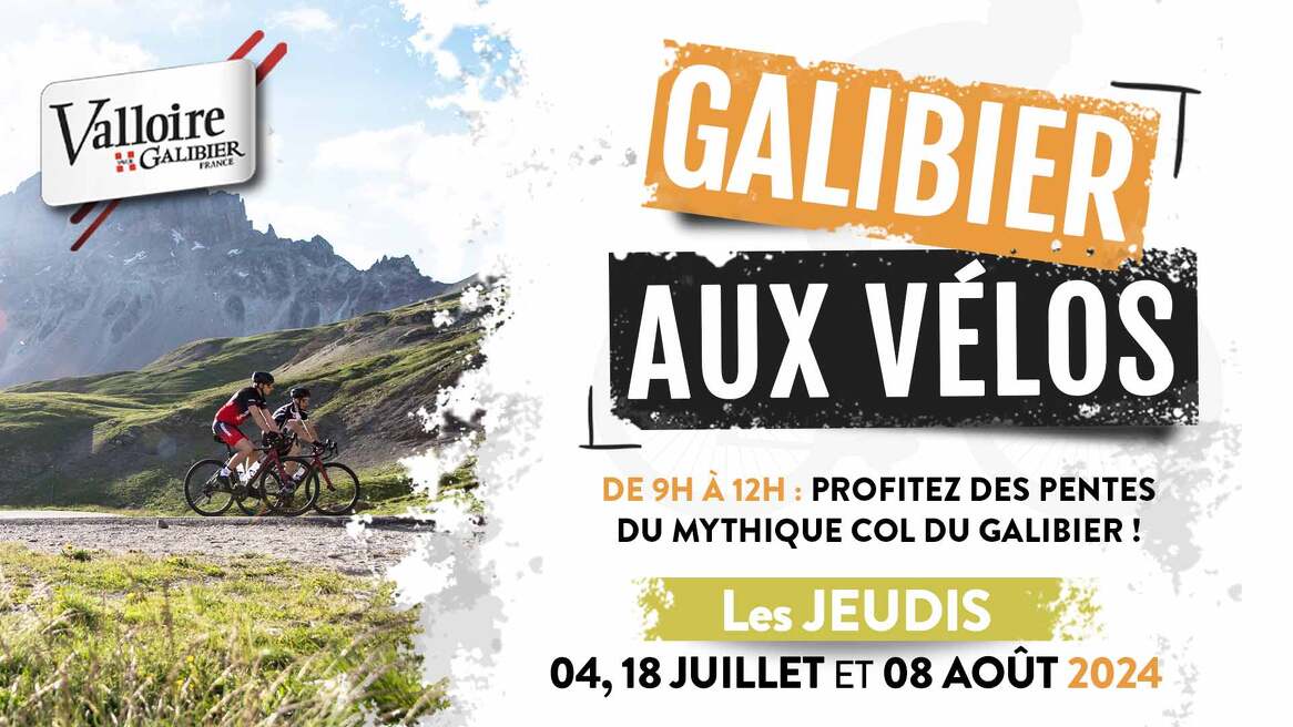 Le Galibier alleen voor fietsers