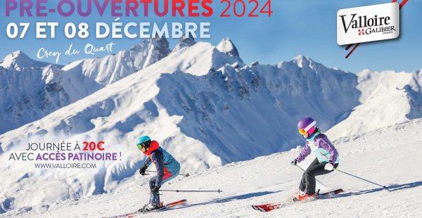 Pre-opening van het skigebied