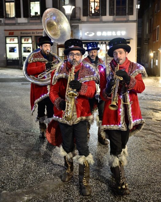 Wandelende kerstfanfare_Valloire