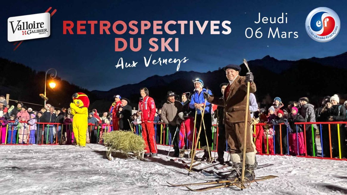 Retrospectief van skiën in Verneys_Valloire