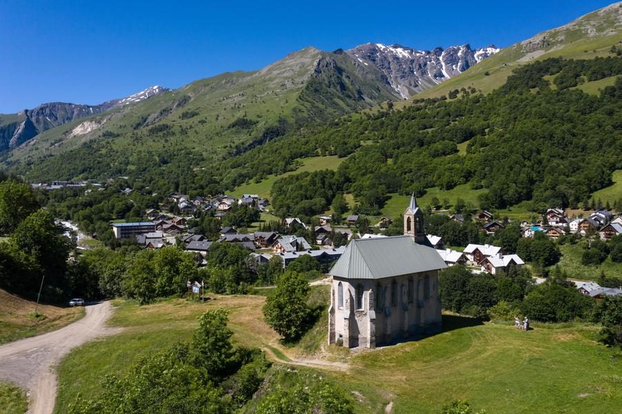 Kapel en Rocher Saint-Pierre via het trimparcours - Wandelroute_Valloire